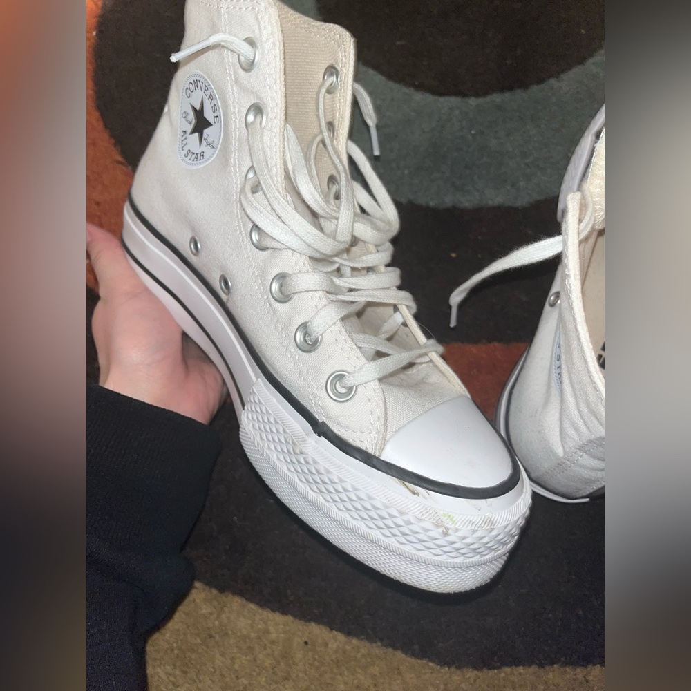 White platform converse - Picture 4 of 4